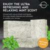 O Naturals 7.76 oz (3PC) Exfoliating Soap Bar with Dry Mint Leaves - Medium Grit Mens Soap - All Natural Exfoliation Bar Soap for Men - Mint Bar Soap - Face Soap Bar - Moisturizing Mens Face Bar Soap