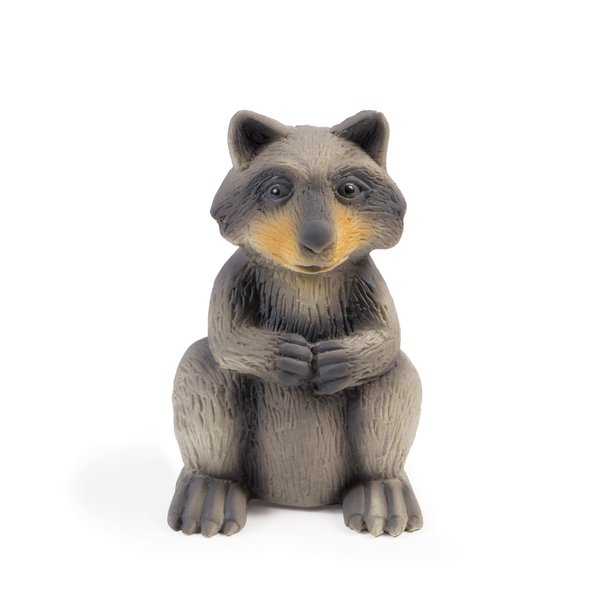 PetSafe Busy Buddy Squeeze Meeze - Fun Latex Dog Toy with Squeaker - for Light Chewers - Raccoon