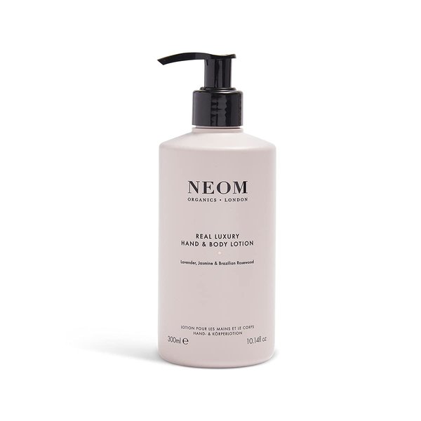 Neom – Real Luxury Hand & Body Lotion, 300ml | Lavender, Rosewood & Jasmine | Nourish and Soften