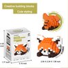 ALITTDRE Micro Building Blocks Animal Building Block Adult Cute Animals Toy Lesser Panda Model Kit Mini Building Block Home Decors for Kids and Adults(Lesser Panda)