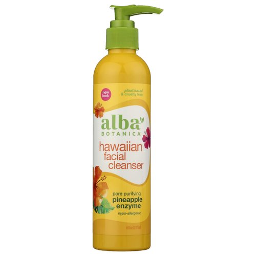 Alba Botanica Pineapple Enzyme Facial Cleanser, 8 Ounce