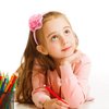 7Rainbows 1 Pcs Grosgrain Ribbon Pink Carnation Floral Headbands for Girls Toddlers Teens.