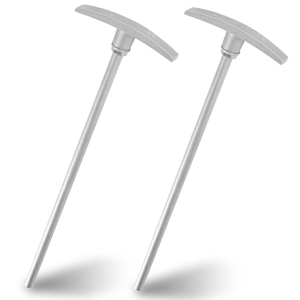 TonGass (2 Pack) RV Waste Valve Extension Tube 9" -Reliable Solution for Easy Waste Management | TX9HPB RV Waste Valve Handle Replacement | Compatible with RV Sewer Hose Kit | Rod Tube Included