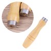 Yardwe 10PCS Wooden File Handle with Strong Metal Collars for File Cutting Tool Craft ï¼ˆ4 Inch ï¼‰