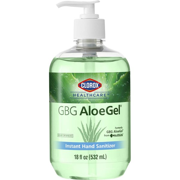 HAND SANITIZER, 18 OZ, GBG ALOE GEL