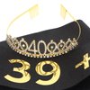 Casoty 40th Birthday Sash and Tiara for Women, 40th Birthday Decorations for Women, 40 & Fabulous Sash and Tiara Set, Happy 40th Birthday Decorations, 40th Birthday Gifts for Women