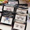 Lusy DM 12 Sets Face Gems Mermaid Face Jewels Rhinestone Rave Face Gems Temporary Tattoos Crystal Festival Face Jewels Stick on for Race Carnival Halloween Festival Party