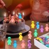 CroBlissful 50 Pcs Colorful Mini Alien Figures Glow in The Dark Small Aliens Figurine for Space Party Favors Prank Alien Figure Rubber Tiny Aliens Figurines for Halloween Party Goodie Bag Filler