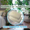 HQRP 2pack Humidifier Wick Filter Compatible with Honeywell HCM-525 / DH-832 / RCM832 / RCM832N Cool Moisture Humidifier, D13-C / HAC506 / AGW-813 / AGW813 Replacement
