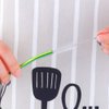 Color ME 10 pcs Metal Straw Spoons with 2 Cleaning Brushes, Reusable Drinking Spoon Straws for Iced coffee, Iced tea, Milkshake, Cocktail, Smoothies