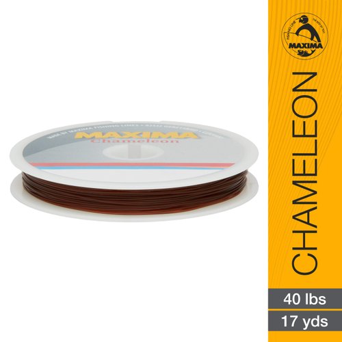 Maxima Fishing Line Leader Wheel, Chameleon, 40-Pound/17-Yard