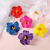 Paderison 6Pcs Hawaiian Flower Hair Clip for Women Flower Hair Clips Hair Flower Clips Hair cessories for Girls Sweet Side Clips Artificial Tropical Hair Barrettes Hair Pins Vacation Beach Party