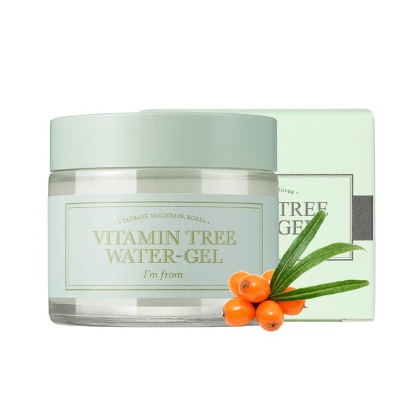 [I'm From] Vitamin Tree Water Gel 75g, Vitamin C, B3, Vitamin Water 68%, Niacinamide, Cool sensation, Moistuizing, Organic moisturizer