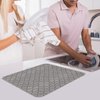 DEVBEST Dish Drying Mat - Ultra Absorbent Dish Drying Mats - Machine Washable and Super Fast Drying - Practical Solution for Efficiently Drying Dishes - 15,7 by 19,6 Inches (Gray Moroccan)