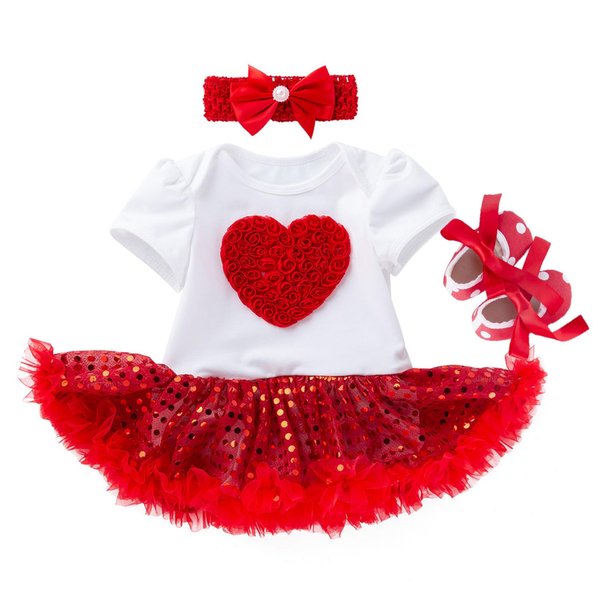 Reborn Baby Doll Clothes Accessories for 20-23 inch Newborn Girl Boy Dolls 3Pcs Set Red