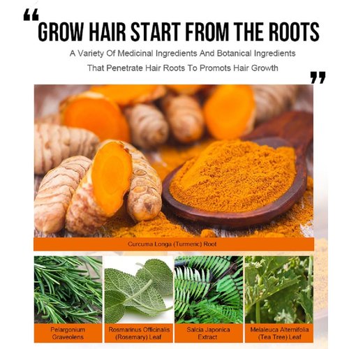 WenFeng Natural Hair Density Essential Oil, Hair Regrowth Serum for Women & Men-35 ML