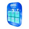 Glide Crest Comfort Plus Dental Floss Mint 40m each (6 pack)