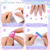 168Pcs Press on Nails for Kids Girls, Shynek Kids Fake Nails for Children Pre Glue Stickers Nails Full Cover Short Acrylic Nails Set Gifts for Girls Nail Art Decoration