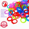 Bonka Bird Toys 2954 Pk72 Tiny Crystal 0.75" Rings, Parrot Foot Talon Craft Part Cage Toys, Conure, Quaker, Ringneck, and Similar
