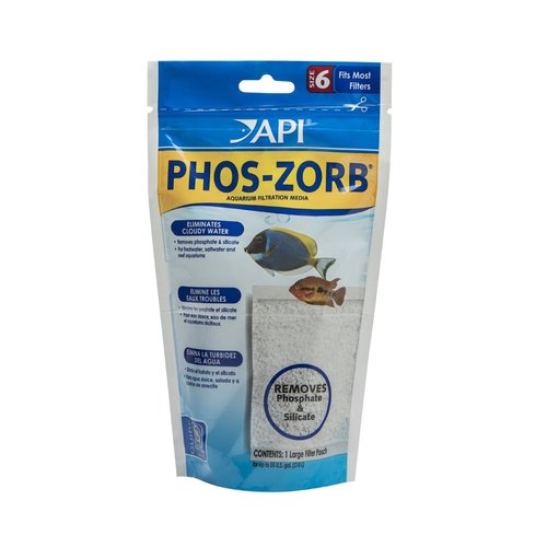 API PHOS-ZORB SIZE 6 Aquarium Canister Filter Filtration Pouch 1-Count Bag (109A)