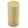 Brybelly 50 Yellow Clay Composite Striped Dice 11.5 Gram Poker Chips