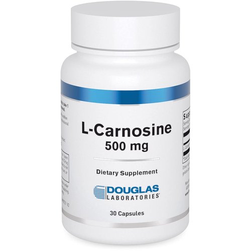 Douglas Laboratories L-Carnosine (500 mg.) | Amino Acid Support for Brain, Skeletal and Heart Muscles | 30 Capsules
