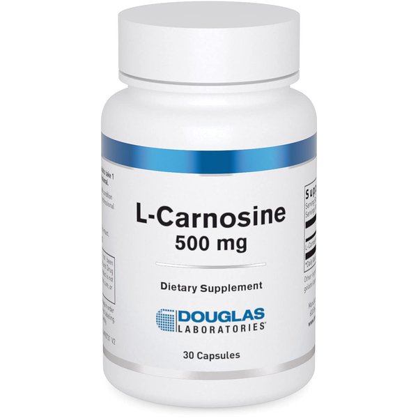 Douglas Laboratories L-Carnosine (500 mg.) | Amino Acid Support for Brain, Skeletal and Heart Muscles | 30 Capsules