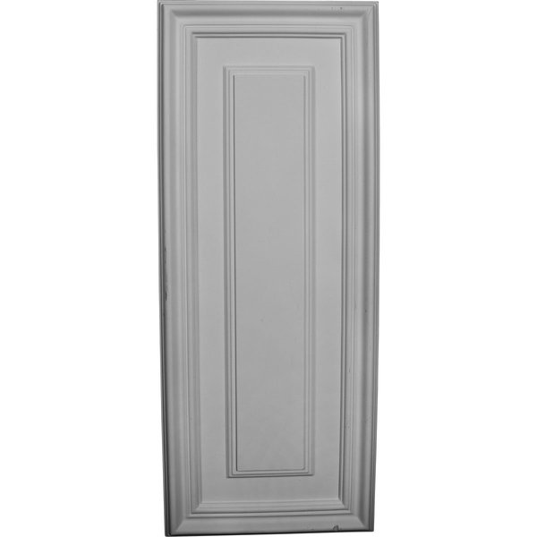 Ekena Millwork PNL22X09LE-CASE-2 21 W x 8 H x 5/8" P Legacy Rectangle Wall/Door Panel (2-Pack), Factory Primed White, 2 Piece