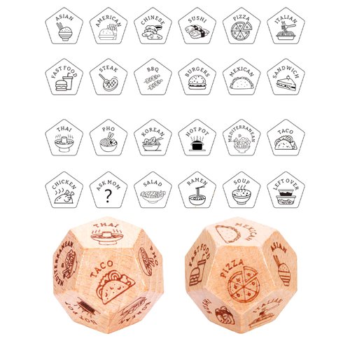 VANLOVEMAC Anniversary Wedding Gifts for Him Her Couple Gifts for Boyfriend Girlfriend Food Decider Date Night Gifts Christmas Valentines Birthday Gifts for Husband Wife