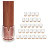 JoyLionKay Chair Leg Caps, Round Chair Leg Feet Wood Floor Protectors, Small (1/2" to 5/8")