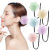 5 Pcs Flower Hair Deft Bun Maker French Lazy Hair Curler Cute Magic Donut Hair Bun Maker Flexible Quick Bun Twister Elegant Hair Accessories for Women Girls