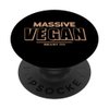 Solid vegan beige vegan gym fitness motivation sayings PopSockets Swappable PopGrip