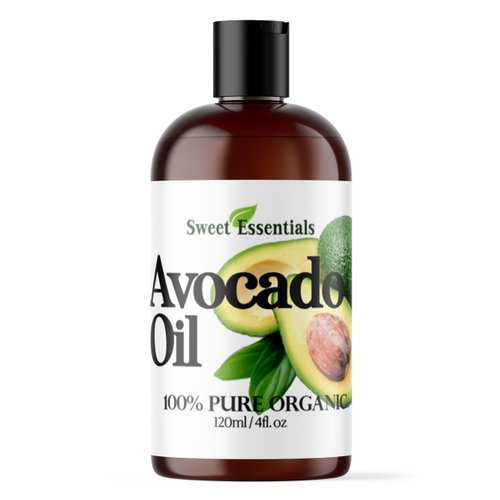 Organic Cold-Pressed, Avocado Oil - 4oz - Imported, 100% Pure, NON-GMO, Golden In Color