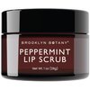 Brooklyn Botany Lip Scrub Exfoliator 1 oz – Lip Moisturizer for Dry Lips and Chapped Lips – Gentle Lip Exfoliator for Smooth and Brighter Lips – Peppermint Flavor