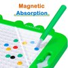 NARRIO Magnetic Drawing Board Toys for 3-6 Year Old Boys/Doodle Board Educational Toddler Toys Age 2-4/Dinosaur Travel Toys for Kids 3-5/Magnetic Dot Art Birthday Gifts for Girls 4-8