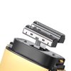 KEMEI Electric Razors for Men, Professional Cordless All Metal Electric Razor, Lithium Titanium Razors, USB Rechargeable Facial Beard Trimmer,Golden (TX1 Gold)