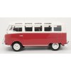 Maisto Volkswagen Van "Samba" Bus, Red & Beige 31956 - 1/25 (1/24) Scale Diecast Model Toy Car