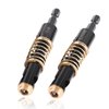 Yakamoz 2Pcs 1/4-Inch Hex Shank Center Drill Bit Set Door Window Cabinet Self Centering Hinge Tapper Core Hole Openning Puncher Bits Woodworking Tools 5mm 1/4''