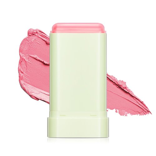 Qifylmaf Multi-Use Makeup Blush Stick, Cream Blush Stick, Tinted Solid Moisturizer Stick for Cheek & Eyes & Lips (#2 PH Hot Red, 00)