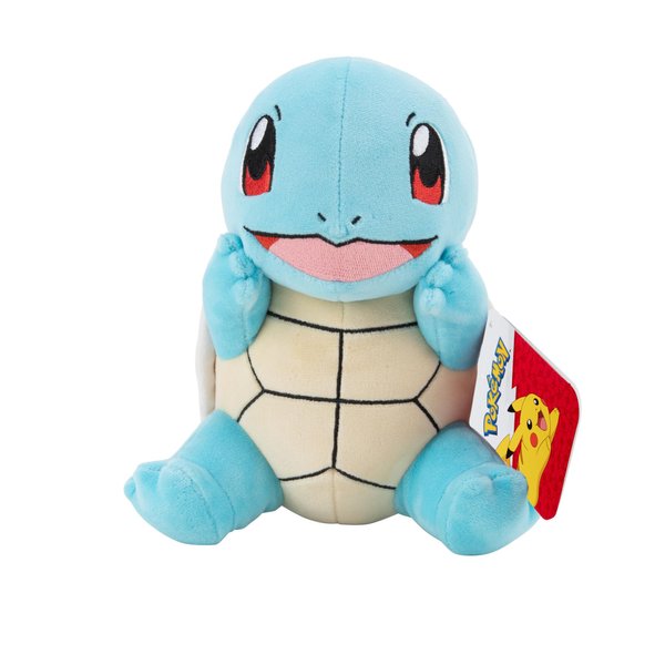 Pokémon Official & Premium Quality 8-inch Squirtle Adorable, Ultra-Soft, Plush Toy, Perfect for Playing & Displaying-Gotta Catch ‘Em All