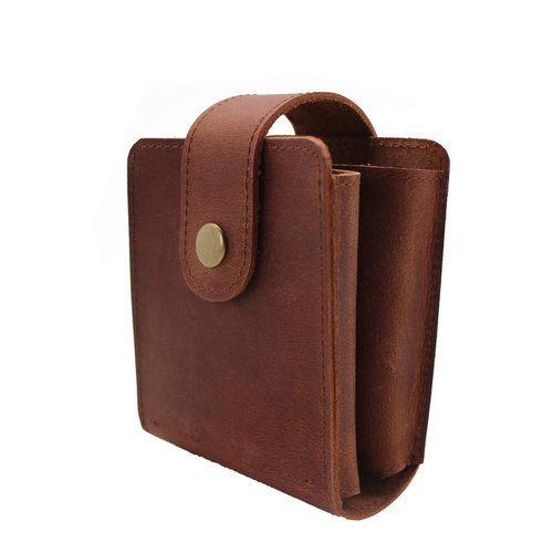 boshiho Playing Card Case, Genuine Leather Double Playing Cards Deck Holder for Magicians and Poker Players, Camping Holidays Trips