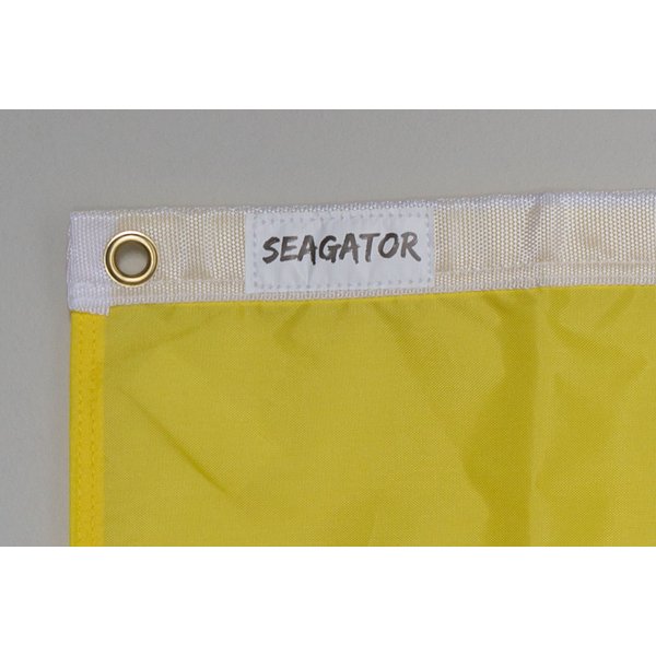 Premium Quality Yellow Q Quarantine Quebec Bahamas ICS Courtesy Boat Flag (12 inches x 18 inches)