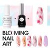 Gellen Blooming Gel - 18ml Clear Blooming Nail Polish Soak Off UV Gel for Spreading Marble Effect,Nail Art Gel Christmas DIY Salon Manicure Design Home