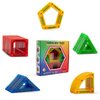 Archimedrix 34 pcs Colorful Frame Magnetic Tiles Building Blocks, STEM Magnetic Playset for Kids, Magnetic Building Tiles and Blocks for Creative Construction, Fun for Ages 3+