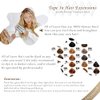 Lacer Best Tape in Hair Extensions Human Hair 14 Inch Color Chocolate Brown to Light Golden Brown Silky Straight Double Sided Seamless Skin Weft Hair Extensions Tape in for Woman 50g 20pcs