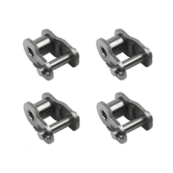 Jeremywell 41 SS Stainless Steel Roller Chain Offset Link (4PCS)