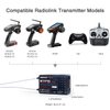 Radiolink R7FG 7 Channel Gyro Receiver 2.4GHz Integrated Telemetry Long Range Control for RC Car Boat Compatible Radiolink Transmitter RC6GS V3/RC6GS V2/RC6GS/RC4GS V3/RC4GS V2/RC4GS(2 Pcs)