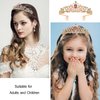 Velscrun Birthday Tiaras Crowns for Women, Gold Birthday Queen Sash, Happy Birthday Party Decorations for Women, Birthday Gifts for Women Mom, Happy Birthday Cake Toppers Headbands Accessories