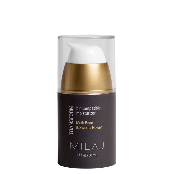 MILAJ Transform Biocompatible Face Moisturizer | Hydrating Face Cream & Lightweight Moisturizer | Gently Exfoliates & Reduces Uneven Skin Tone 1.7fl oz | Clean Skincare for Daily Use