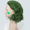 Wendyan Green Wig For Men Halloween Cosplay Costume Curly Wig Mens Curly Wigs Mens Long Curly Wigs
